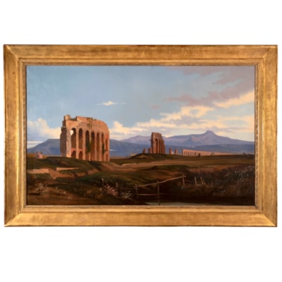 An exceptional oil on canvas, the 